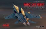 ICM 1/48 Mikoyan MiG-25RBT Soviet Reconnaissance Plane (100% new moulds) # 48901