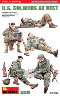 MiniArt 1/35 U.S. SOLDIERS AT REST. SPECIAL EDITION # 35318