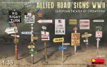 Miniart 1/35 Allied Road Signs - European WWII # 35608