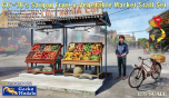 Gecko Models 1/35 60'-70's Saigon Fruit & Vegetable Market Stall Set # 0122