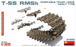 Miniart 1/35 T-55 RMSh Workable Track Links (Early) # 37050