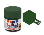 Tamiya 10ml Dark Green (JGSDF) acrylic paint # XF-73