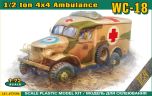Ace 1/72 WC-18 1/2 ton 4x4 Ambulance Truck # 72596