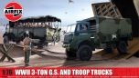 Airfix 1/76 WWII 3-Ton G.S. and Troop Trucks # 03306A