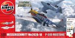 Airfix 1/72 Messerschmitt Me-262 & North-American P-51D Mustang Dogfight Double # 50183