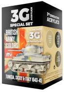 AK Interactive 3rd Gen British Army Colors: Tunisia, Sicily & Italy 1943-45 # 11677