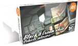 AK Interactive 3rd Gen Black & Cream White Vehicle Interiors # 11683