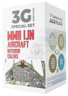 AK Interactive 3rd Gen WWII IJN Aircraft Interior Colours # 11738