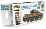 Ammo Mig Jimenez Set Sherman Tanks Vol. 3 (WWII US Marine Corps) # 7171
