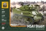 Build Army 1/33 M5A1 Stuart Light Tank # 1003