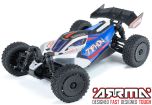 Arrma 1/18 Typhon GROM 4wd Smart RTR w/Lipo Batt/USB Chg Blue/Silver # 2106T1