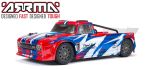 Arrma 1/8 Infraction 4X4  MEGA Resto-Mod Truck RTR Int, Red/Blue # ARA4215V3BIT1