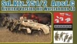 Dragon 1/35 Sd.Kfz.251/2 Ausf.C Rivetted Version mit Wurfrahmen 40 # 6966