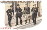 Dragon 1/35 German (WWII) Naval Troops-Dieppe '42 # 6087