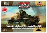 First To Fight Kits 1/72 French Renault R40 Tank With SA18 Gun # 111