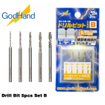 GodHand Drill Bit 5pcs Set B Made In Japan # GH-DB-5B