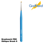  GodHand Brushwork PRO Oblique Brush S Made In Japan # GH-EBRSP-NS