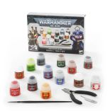 Games Workshop Warhammer 40,000: Paints + Tools Set # 60-12