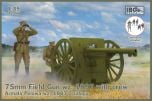 IBG Models 1/35 75mm Field Gun wz. 1897 with Polish Artillerymen figures (5 figures included) # 35059