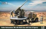 IBG Models 1/35 Italian Autocannone 3Ro with 90/53 Gun and Crew (4 Figures) # 35066