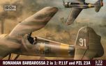 IBG Models 1/72 2 in 1: Romanian Barbarossa (PZL P.23A and PZL P.11F in Romanian Service) # 72530