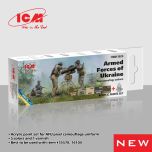 ICM Armed Forces of Ukraine Pixel Camouflage Uniform Paint Set # 3025