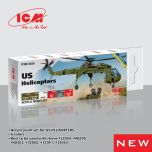 ICM US Helicopters Acrylic Paint Set # 3026