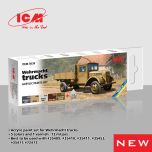 ICM Wehrmacht Trucks Acrylic Paint Set x 6 12ml Bottles # 3038