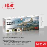 ICM WWII US Aviation Acrylic Paint Set # 3047