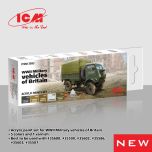 ICM WWII Military Vehicles of Britain Acrylic Paint Set # 3052