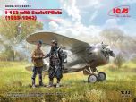 ICM Polikarpov I-153 with Soviet Pilots (1939-1942) # ICM32013