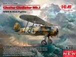 ICM 1/32 Gloster Gladiator Mk.I WWII British Fighter (100% new moulds) # 32040