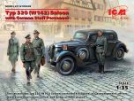 ICM 1/35 Typ 320 (W142) Saloon, WWII German Staff Car with German Staff personnel # 35539