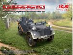 ICM 1/35 le.gl.Einheitz-Pkw Kfz.2, WWII German Light Radio Communication Car # 35583