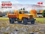 ICM 1/35 G7107 US Cargo Truck with or without awning. Choice of license plate numbers # 35598
