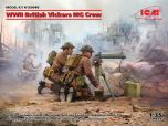 ICM 1/35 WWII British Vickers MG Crew (Vickers MG & 2 figures) (100% new molds) # 35646