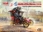 ICM 1/35 Battle of the Marne (1914) Taxi car with French Infantry # 35660