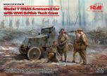 ICM 1/35 Model T RNAS Armoured Car with WWI British Tank Crew # 35670