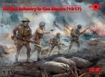 ICM 1/35 British Infantry in Gas Masks 1917 (4 figures) # 35703