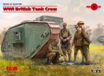 ICM 1/35 WWI British Tank Crew (4 figures) (100% new molds) # 35708