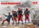 ICM 1/35 French Zouaves (1914) (4 figures) (WWI) (100% new molds) # 35709