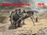 ICM 1/35 WWI German MG08 MG Team (2 figures) (100% new molds) # 35711