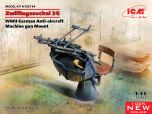 ICM 1/35 Zwillingssockel 36 WWII German Anti-aircraft Machine gun Mount (100% new molds) # 35714