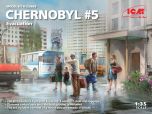 ICM 1/35 Chernobyl #5 Extraction (4 adults, 1 child and luggage) (100% new molds) # 35905