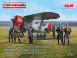 ICM 1/48 Polikarpov I-153 with Luftwaffe Pilots and Ground Personnel # 48094