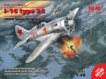 ICM 1/48 Polikarpov I-16 type 24, WWII Soviet Fighter (100% new moulds) # 48097