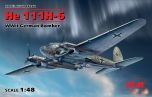 ICM 1/48 Heinkel He-111H-6 WWII German Bomber # 48262