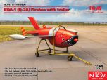 ICM 1/48 Q-2A (KDA-1) Firebee with Trailer # 48400