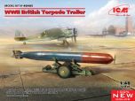 ICM 1/48 WWII British Torpedo Trailer (100% new molds) # 48405