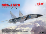 ICM 1/48 Mikoyan MiG-25PD Soviet Interceptor Fighter # 48903